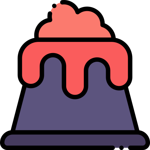 wulkan Generic color lineal-color ikona