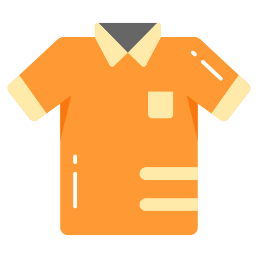 koszulka polo Generic color fill ikona
