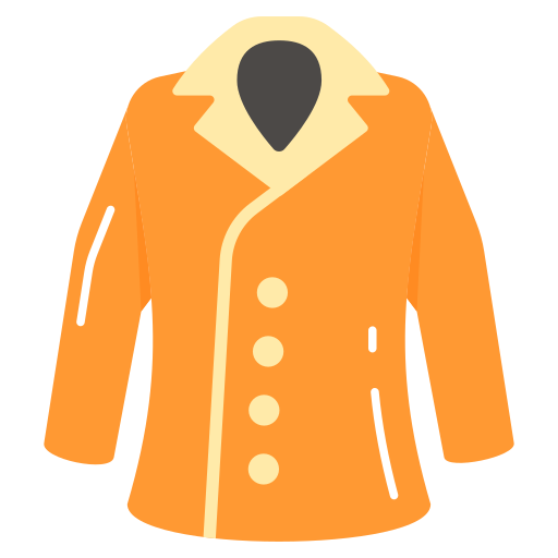 Coat Generic color fill icon