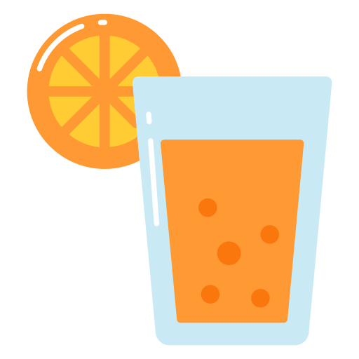 Апельсиновый сок Generic color fill иконка