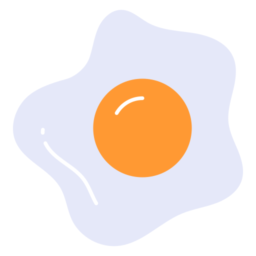 Жаренное яйцо Generic color fill иконка