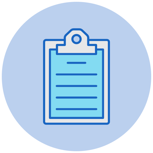 Clipboard Generic color lineal-color icon