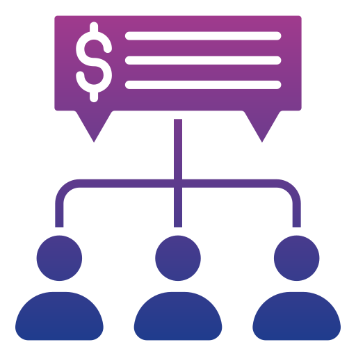 Hierarchy structure Generic gradient fill icon