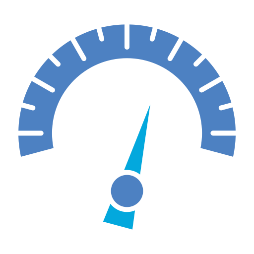 snelheidsmeter Generic color fill icoon