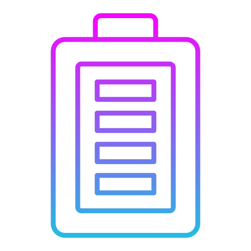 volle batterie Generic gradient outline icon