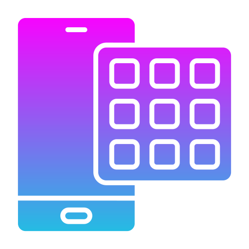 アプリ Generic gradient fill icon