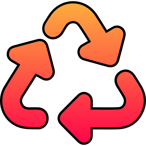 Recycle Generic gradient lineal-color icon