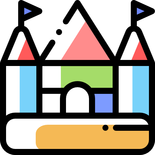 Castle Detailed Rounded Color Omission icon