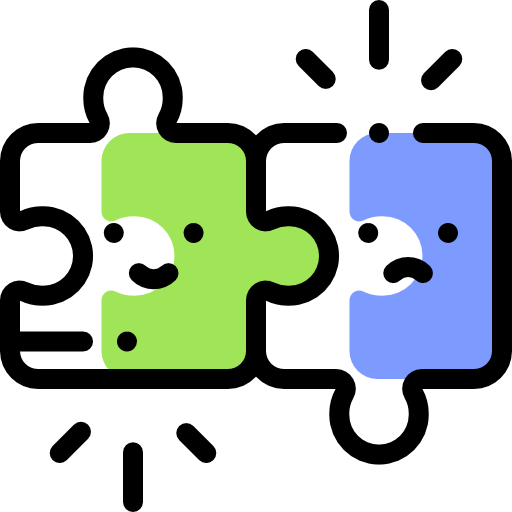 퍼즐 Detailed Rounded Color Omission icon