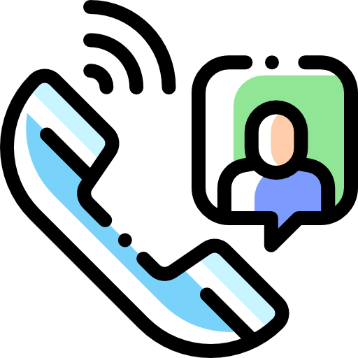 Phone call Detailed Rounded Color Omission icon