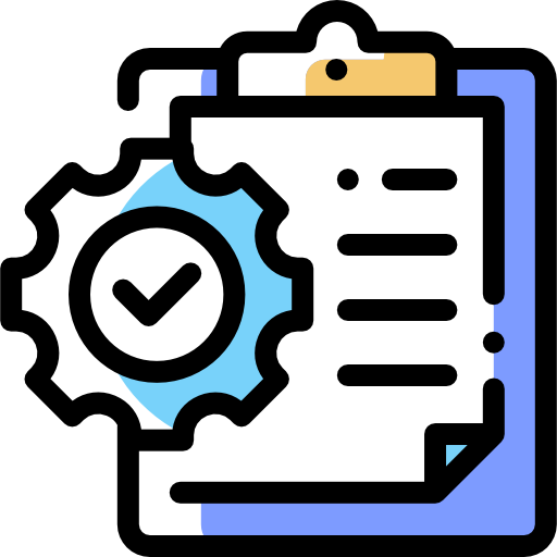 Clipboard Detailed Rounded Color Omission icon