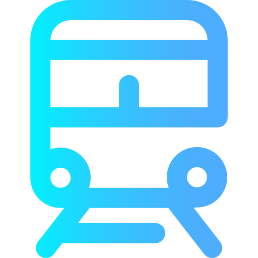 pociąg Super Basic Omission Gradient ikona