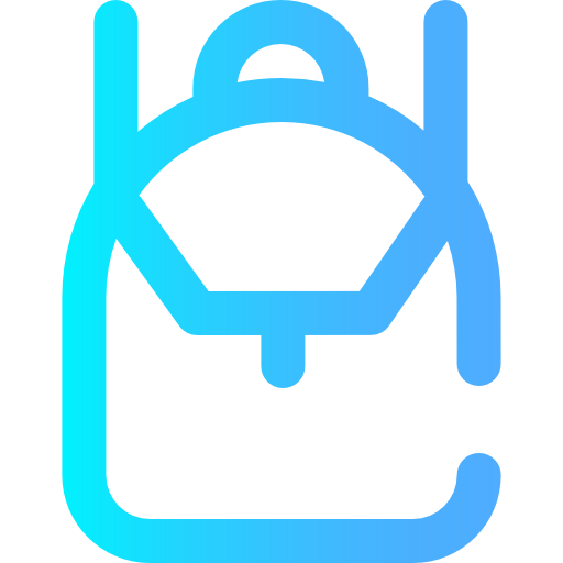 rucksack Super Basic Omission Gradient icon