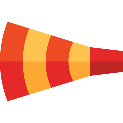 Horn Basic Straight Flat icon