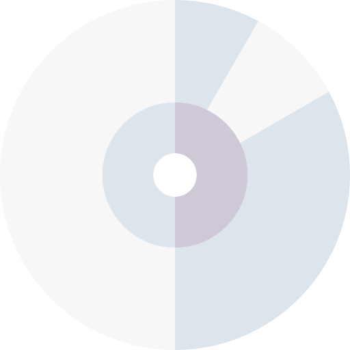 discos compactos Basic Straight Flat icono