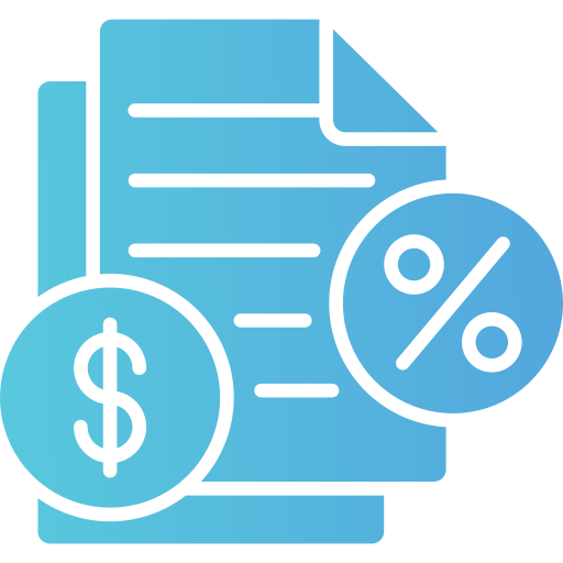 Taxes Generic gradient fill icon