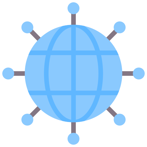 Global Network Generic color fill icon