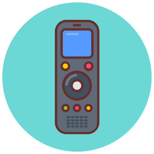 Dispositivo de grabación Generic color lineal-color icono