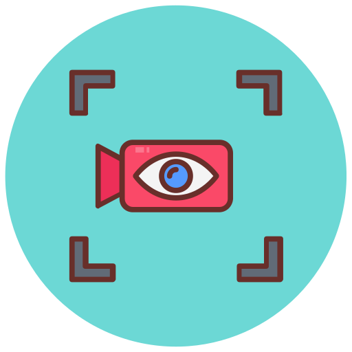 cámara de seguridad Generic color lineal-color icono