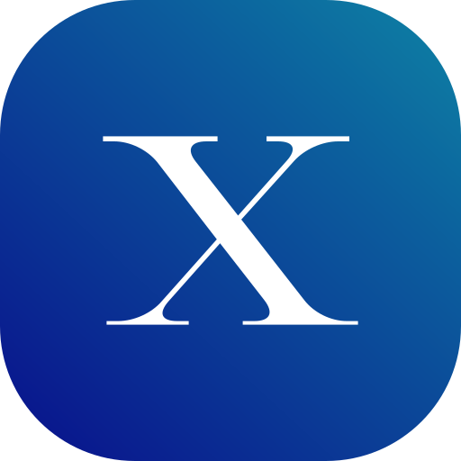 litera x Generic gradient fill ikona
