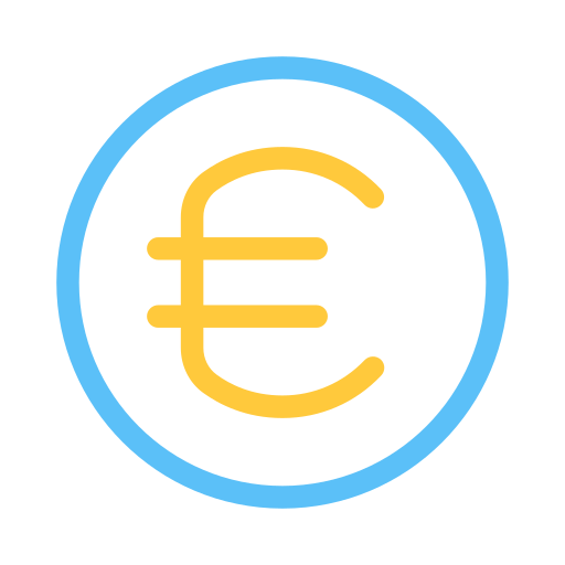 euro Generic color outline icono