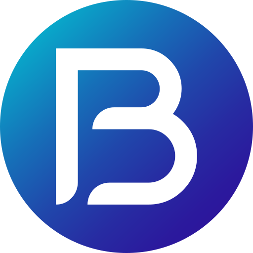 Letter B Generic gradient fill icon