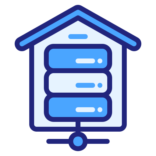 Data warehouse Generic color lineal-color icon