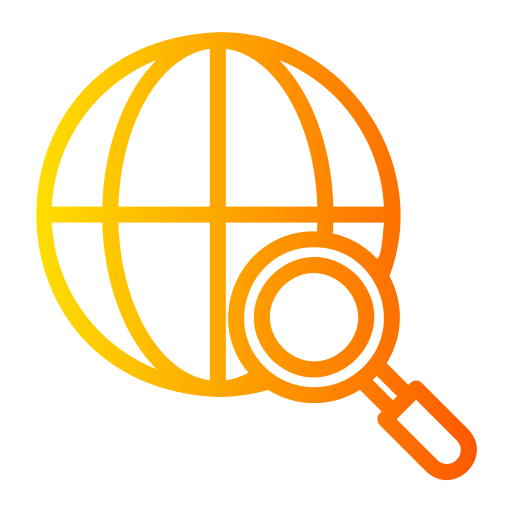 Global research Generic gradient outline icon