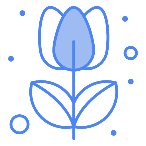 tulipan Generic color lineal-color ikona