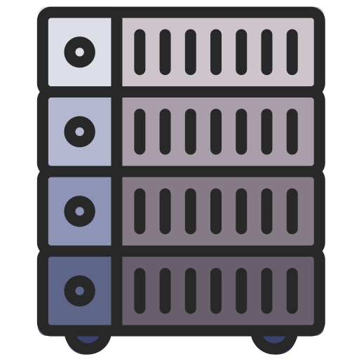 Server Generic color lineal-color icon