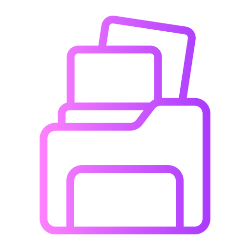 archivio Generic gradient outline icona