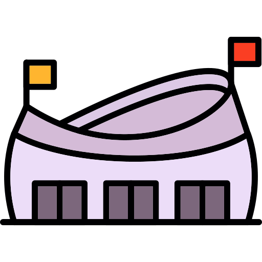 stadion Generic color lineal-color icon