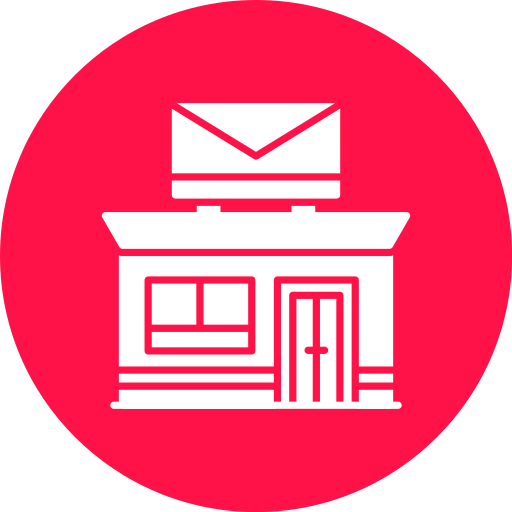 Post Office Generic color fill icon