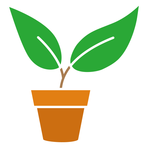 Plant Pot Generic color fill icon