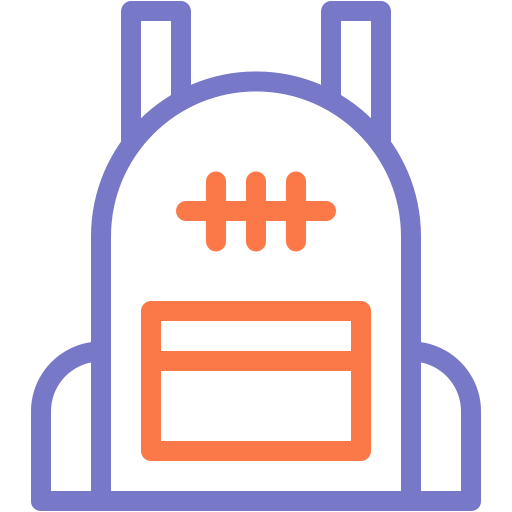 Bagpack Generic color outline icon