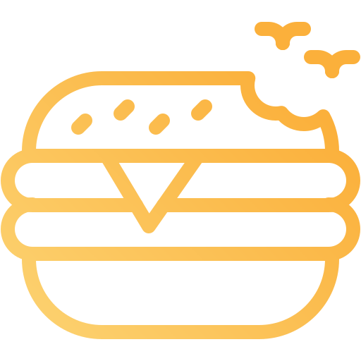 Burger Generic gradient outline icon