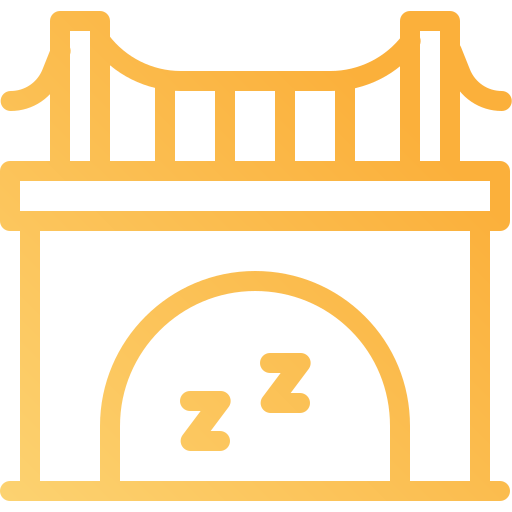 Bridge Generic gradient outline icon
