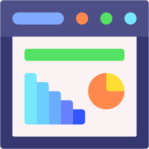 Statistical Analysis Generic color fill icon