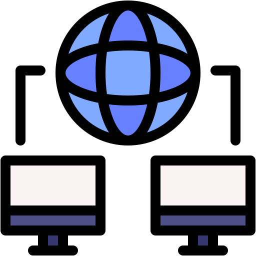 reti di computer Generic color lineal-color icona