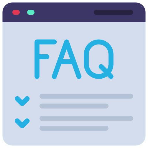 FAQ Juicy Fish Flat icon