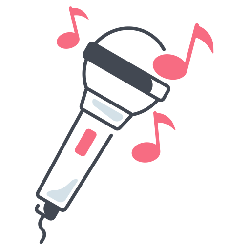 Karaoke Generic color lineal-color icon
