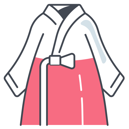 Hanbok Generic color lineal-color icon