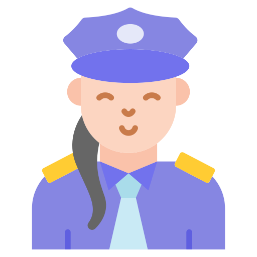 politie agent Generic color fill icoon