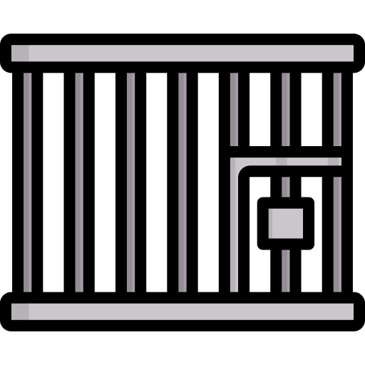 celda de prisión Generic color lineal-color icono