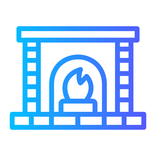 Fireplace Generic gradient outline icon