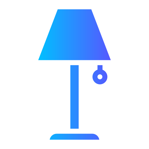 lámpara Generic gradient fill icono
