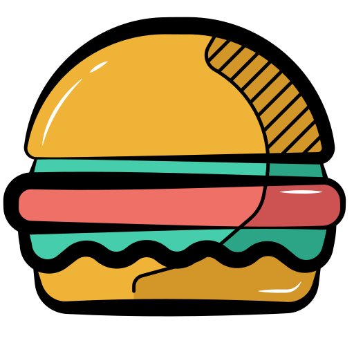 Burger Generic color hand-drawn icon