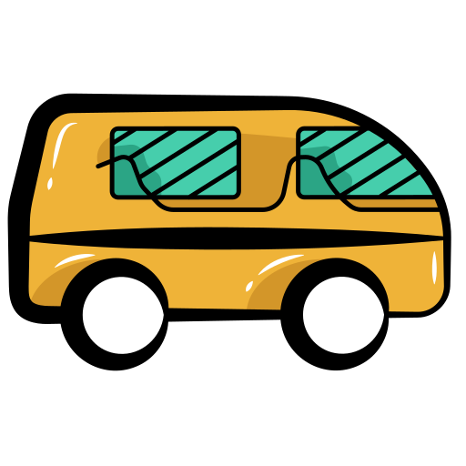 camioneta Generic color hand-drawn icono