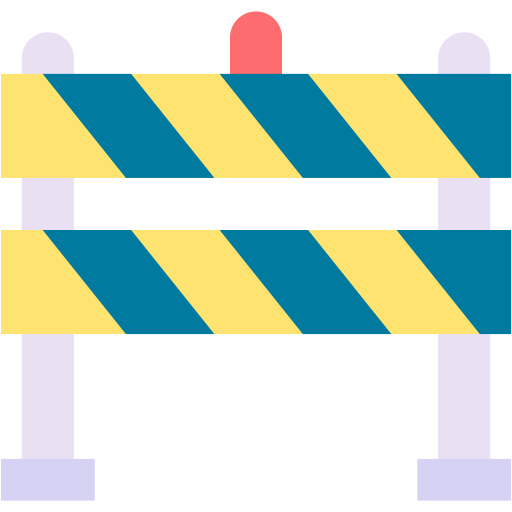 barreras Generic color fill icono