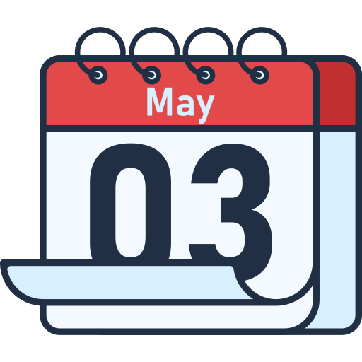 May 3 Generic color lineal-color icon